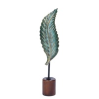 Décoration de Noël sur le thème de l'art, pièce maîtresse moderne en métal coloré avec base en bois, mobile, idéale pour les accents de table et la décoration intérieure – Meilleure vente
