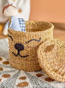 Water <b>Hyacinth</b> <b>Basket</b> Wholesale Handmade Decorative Storage <b>Basket</b> Lightweight Durable Eco Friendly for Family Organization - Product Image 4