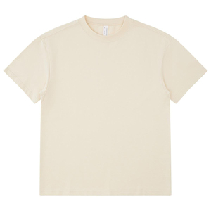 Camiseta de punto de algodón puro para hombre, camiseta de manga corta de tela suave de fábrica OEM, camiseta de moda informal con estampado personalizado para hombre - Product Image 5