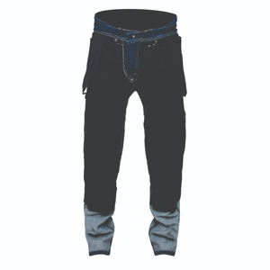 Pantalones vaqueros de moto transpirables para hombre azul oscuro con paneles de rodilla y muslo reforzados para protección - Product Image 6