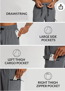 Zn-Boys กางเกงขาสั้นแฟชั่นสำหรับปีนเขากางเกงยาวถึงเข่าน้ำหนักเบาแห้งเร็วออกกำลังกายยิมกระเป๋ากางเกงขาสั้นผู้ชายครึ่งกางเกง - Product Image 5