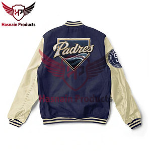 Chaqueta universitaria de moda para hombre de alta calidad de nuevo estilo de otoño, estilo informal de lujo personalizado con cuello levantado para hombres y mujeres - Product Image 4