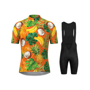 OEM excelente calidad equipo bicicleta ropa transpirable sudor sublimado logotipo personalizado manga corta ciclismo uniforme - Product Image 2