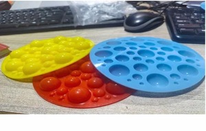 แม่พิมพ์ซิลิโคนสำหรับทำช็อคโกแลตแบบฟองทรงกลมสำหรับตกแต่งเค้กถาดขนมอบขนมแบบไม่ติดไมโครเวฟปลอดภัยทนทาน - Product Image 6