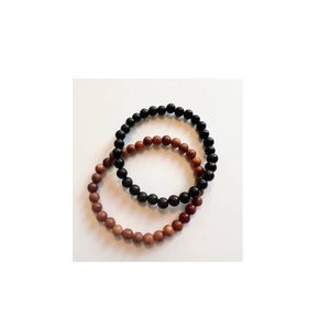 La pulsera de cuentas de madera Natural de la mejor calidad con más estilo, personalizar el tamaño y la venta, pulsera de cuentas de madera de lujo para mujer, precio bajo - Product Image 4