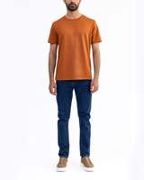 T-shirts pour hommes en coton 100% à séchage rapide, tricotés, imprimés et formels