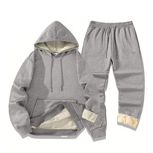 Survêtement décontracté d'hiver pour homme de haute qualité 2025, personnalisé, 100% polyester, chaud, léger, respirant, vêtements de sport unisexe - Product Image 1