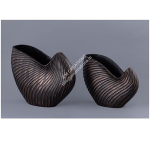 แจกันโลหะประดับดอกไม้และต้นไม้แจกันตั้งพื้นและตั้งบนโต๊ะอะลูมิเนียมวัสดุที่ดูน่าดึงดูด - Product Image 2