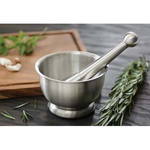 Mortero y Maja de plata de lujo para el hogar, restaurante, hotel, accesorios de cocina, herramientas de hierbas y especias, trituradora de Medicina de granito - Product Image 4