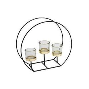 Portavelas Homesake elegante para el hogar, decoración festiva y navideña para otras funciones - Product Image 1