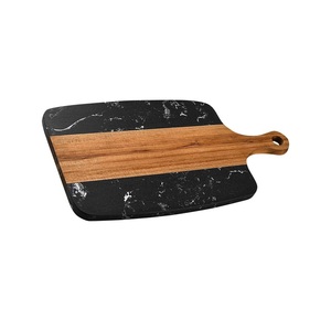 Planche à découper vintage en marbre et bois bloc à découper forme rectangulaire planche à découper pour la vente chaude accessoires de cuisine à domicile - Product Image 1