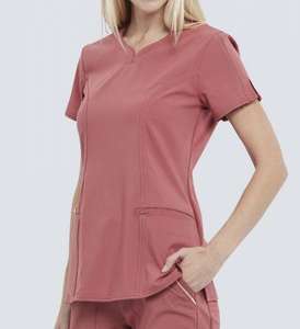 Uniforme de Enfermera Profesional de la Mejor Calidad, Uniforme de Trabajo con Cuello Redondo Colorido para Mujer, Uniformes Médicos - Product Image 3