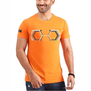 T-shirt décontracté à manches courtes en coton 100% respirant, anti-UV, écologique, léger, de haute qualité, coupe ample, imprimé pour hommes - Product Image 5