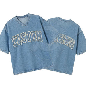 Camiseta Bordada Desgastada de Moda, Transpirable, Cómoda, Estilo Urbano para Hombre - Product Image 3