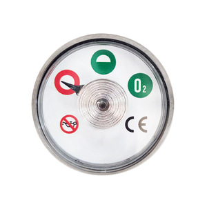 Fabricante Atacado CE Aprovado 2015psi NPT1/8 Dial 35mm Manômetro para Válvula de Cilindro de Oxigênio - Product Image 2