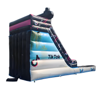 Château gonflable de maison de rebond de Tik Tok bon marché avec le videur gonflable de piscine pour le commercial d'enfant