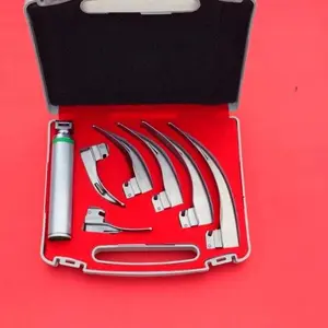 光ファイバーMacintosh Laryngoscope 6ブレードセット (麻酔ENT)