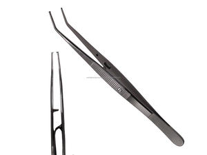 Pinzas Quirúrgicas Manuales para Algodón y Aplicación de Apósitos con Bloqueo, de Acero Inoxidable, para Uso Médico Hospitalario y de Primeros Auxilios - Product Image 6