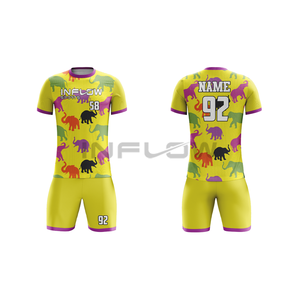 Maillot de football respirant maillot d'équipe maillot de football 100% tissu polyester maillot de football Club produits à séchage rapide logo personnalisé - Product Image 3