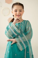 Salwar Kameez long moderne élégant pour bébés filles et enfants, tissage artisanal, style traditionnel, confortable, de haute qualité, recyclé