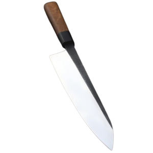 Cuchillo de Chef de acero al carbono hecho a mano al por mayor, Bunka con mango de madera, Funda de cuero, cuchillo de Chef japonés, regalo para chef - Product Image 3