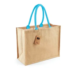 Jute Classic Shopper Eco-Friendly Promotional Tote Bags Sustainable and Stylish - Product Image 4