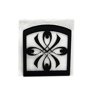 Soporte de tejido de hierro de diseño de tendencia, servilletero de tamaño y forma personalizados de calidad Superior de Home Arts - Product Image 5