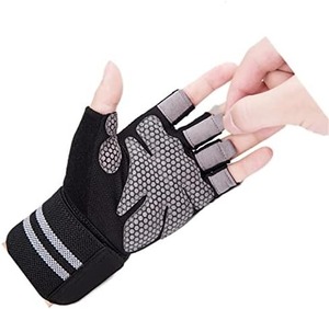 Gants de gymnastique en cuir respirant personnalisé en gros pour musculation cyclisme haltérophilie-Équipement de fitness unisexe - Product Image 4