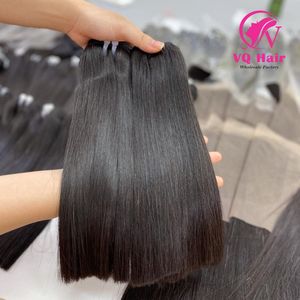 Extensions de cheveux vierges vietnamiens bruts à la vente chaude, cheveux vierges non traités, vente en gros de cheveux, fournisseur de mèches lisses pour faire des tissages - Product Image 6