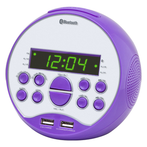 วิทยุคริสตัล CR-330U หน้าจอ LED 0.6 นิ้ว พร้อมนาฬิกาปลุก FM ช่องเสียบ USB คู่ ลำโพงในตัว รองรับ MP3 และช่อง Aux-in ใช้ไฟ AC เวอร์ชั่น 5.0 - Product Image 5