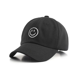Gorras de béisbol de diseño OEM gorras de béisbol para hombres a la venta hechas en Pakistán color negro personalizado con logotipo bordado venta buena calidad - Product Image 1