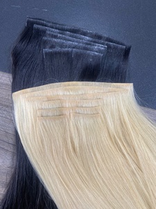 Extensiones de Cabello Remy Vietnamita Zenohair con Clip, PU, 100g, Muy Suaves, Puntas Completas, Decoloradas y Listas para Permanente, Aptas para Todos los Colores - Product Image 3