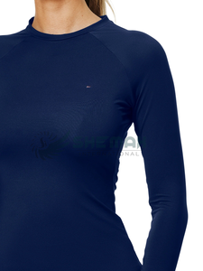 Blusa de espectáculo para montar a caballo, camisa de mujer, tela elástica ajustada, elegante, ligera, transpirable, ropa de competición ecuestre - Product Image 6