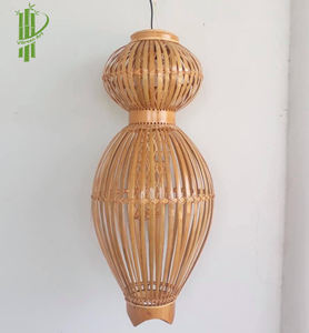 100% abat-jour en rotin à Double niveau décoratif écologique fait à la main personnalisé marque privée Vgreenart supports de stockage supports - Product Image 4