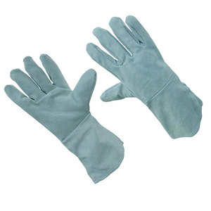 Gants de travail de soudage de Protection de bras étendu Bouclier de main complet Gants de travail de soudage résistants aux flammes - Product Image 5