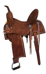 Sillín de equitación occidental portátil de cuero de alta calidad HORZE N PET INTERNATIONAL Precio al por mayor para doma occidental - Product Image 4