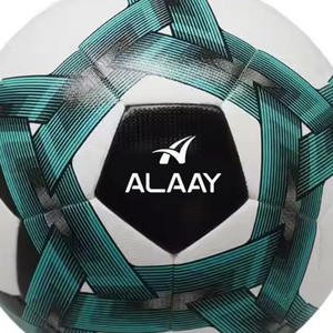 Balón de Fútbol Híbrido de PU de Alta Calidad Alaay, Tamaño Oficial 5, Personalizado para Entrenamiento y Partido, Costuras Ocultas, Logotipo Impreso - Product Image 3