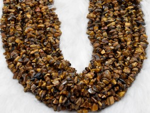 Perles de pierre œil de tigre non taillées de qualité supérieure, vente en gros, pierres naturelles de guérison pour la méditation et la création de bijoux - Product Image 1