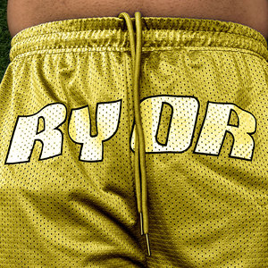 Shorts de sport en maille unie pour hommes, séchage rapide, imperméables et respirants pour la gym et la course à pied (vente en gros) - Product Image 5