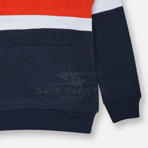 XL Size Adult Hooded Hoodie Quick Dry Men's Fleece Top Stylish Embossed Print Design <b>Winter</b> Comfort High Quality Customized - Product Image 4