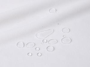 เสื้อยืดสีขาวคอกลมแขนสั้นสำหรับผู้ชายและผู้หญิง190ก. สีพื้นกันน้ำกันรอยเปื้อน13สี - Product Image 3