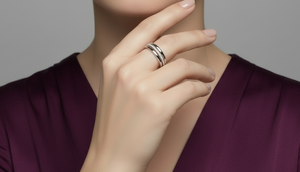 Modern <b>Wrap</b>-Around Diamond Band Ring For <b>Wedding</b> Party Anniversary <b>Gift</b> Romantic Celebrations - Product Image 6