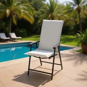 New Arrival Premium Quality Outdoor Foam Beach Lounger <b>Cushion</b> <b>Pad</b> Garden Sun Lounger Mat for Pool Patio Wholesale 5301010505 - Product Image 3