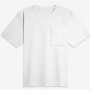 High Quality Heavyweight Cotton Solid Color T Shirts Plus Size Drop Shoulder Fitness O-Neck T Shirts Light Breathable - Product Image 1