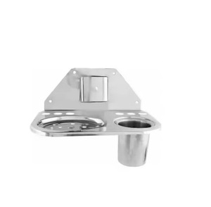 Soporte de cepillo de dientes montado en la pared Soporte de baño y vaso Soporte de cepillo de dientes decorativo de baño de alta calidad Tendencia superior - Product Image 6