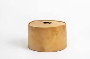 Pot de rangement en bois de style américain avec couvercle pour cuisine hôtel restaurant différentes tailles Hot Selling Wood Warm Keeper Casserole Pote - Product Image 3