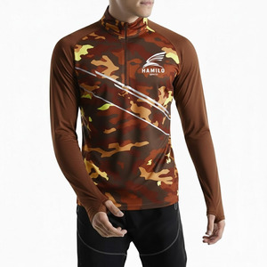 Top Quality Breathable <b>Compression</b> <b>Shirt</b> for Men Custom Logo Casual Solid Pattern Long Sleeve with O-Neck - Product Image 5