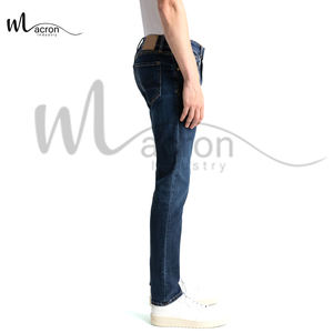 Pantalones Vaqueros de Mezclilla para Hombre, Corte Recto, Cintura Media, Diseño Único, Transpirables, Hechos en Pakistán, Alta Calidad, Precio al por Mayor 2025 - Product Image 2