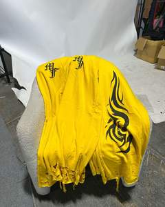 Taille élastique personnalisée sérigraphiée 100% coton pantalon respirant pantalon en détresse unisexe Street Wear pantalon de survêtement - Product Image 2