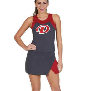 Uniforme de Animadoras de Alta Calidad |   Tela Ligera |   Conjunto de Uniforme de Animadoras para Niñas y Jóvenes, Entrenamiento y Rendimiento - Product Image 6